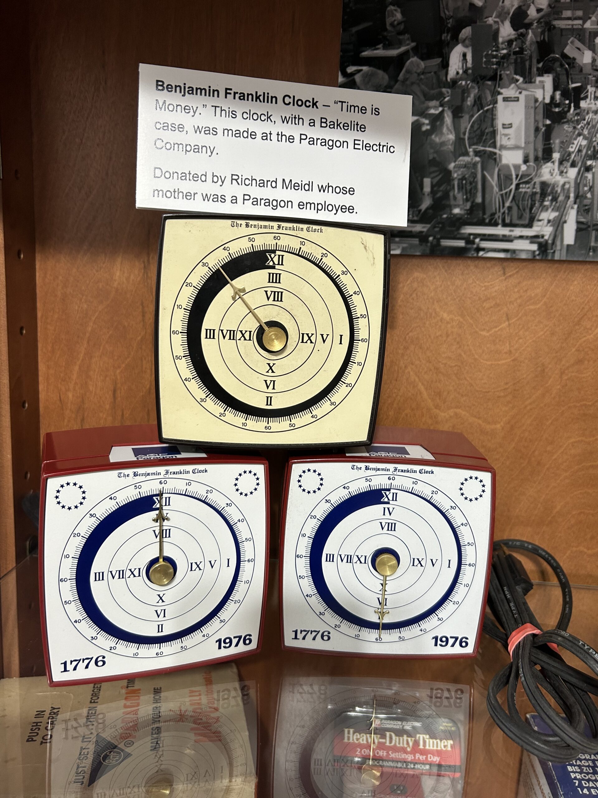 Benjamin Franklin Clock